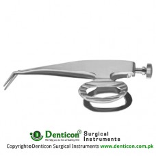Barraquer Iris Scissor Angled Stainless Steel, 5.5 cm - 2 1/4" Blade Size 10 mm